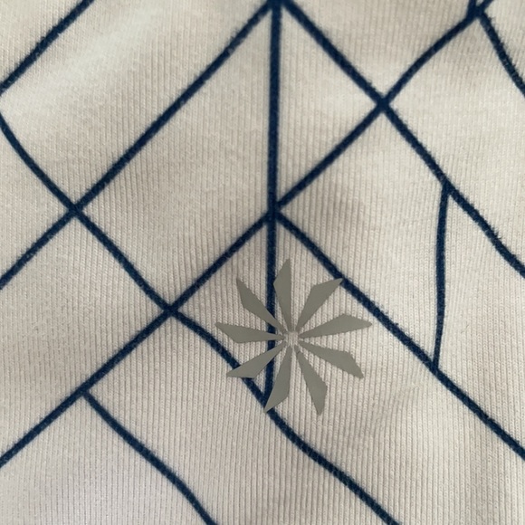 women’s athleta xxs blue and white leggings - Picture 3 of 4